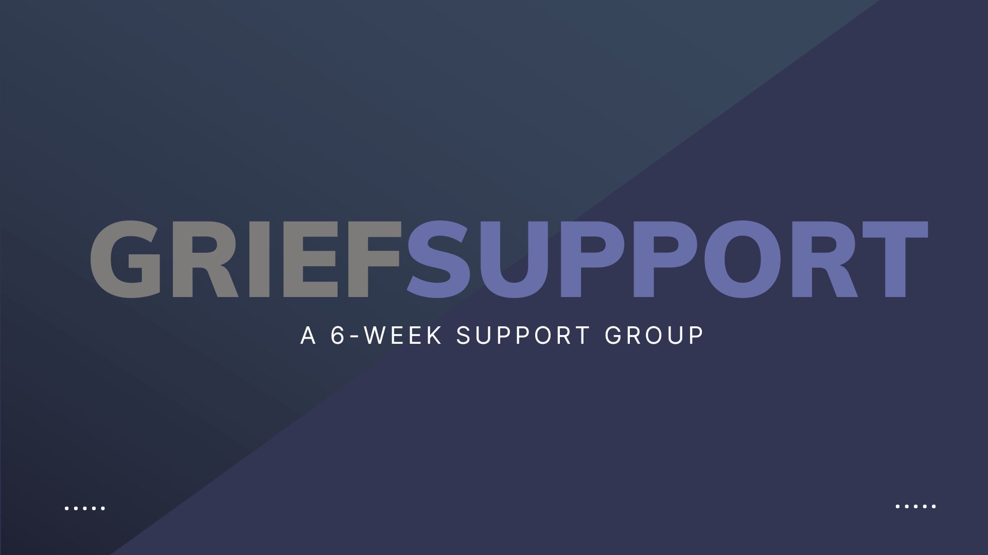 Grief Support - Clearwater Community Church